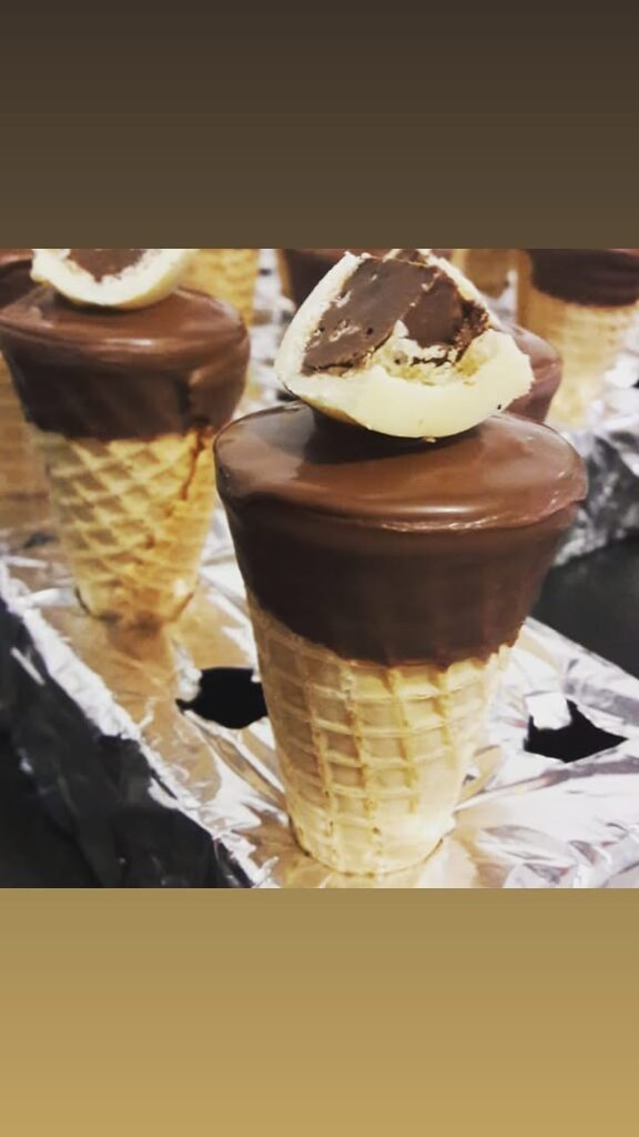 Cone de chocolate 